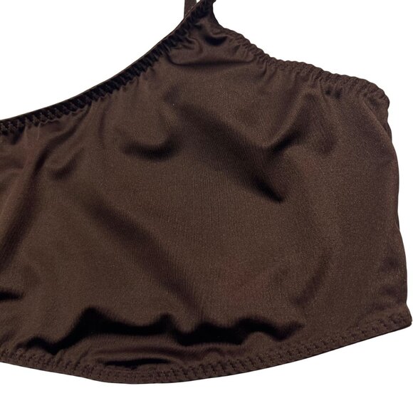 SKIMS Stretch Satin Scoop Neck Bralette + Cheeky‎ Tanga Cocoa 4X - Picture 5 of 15